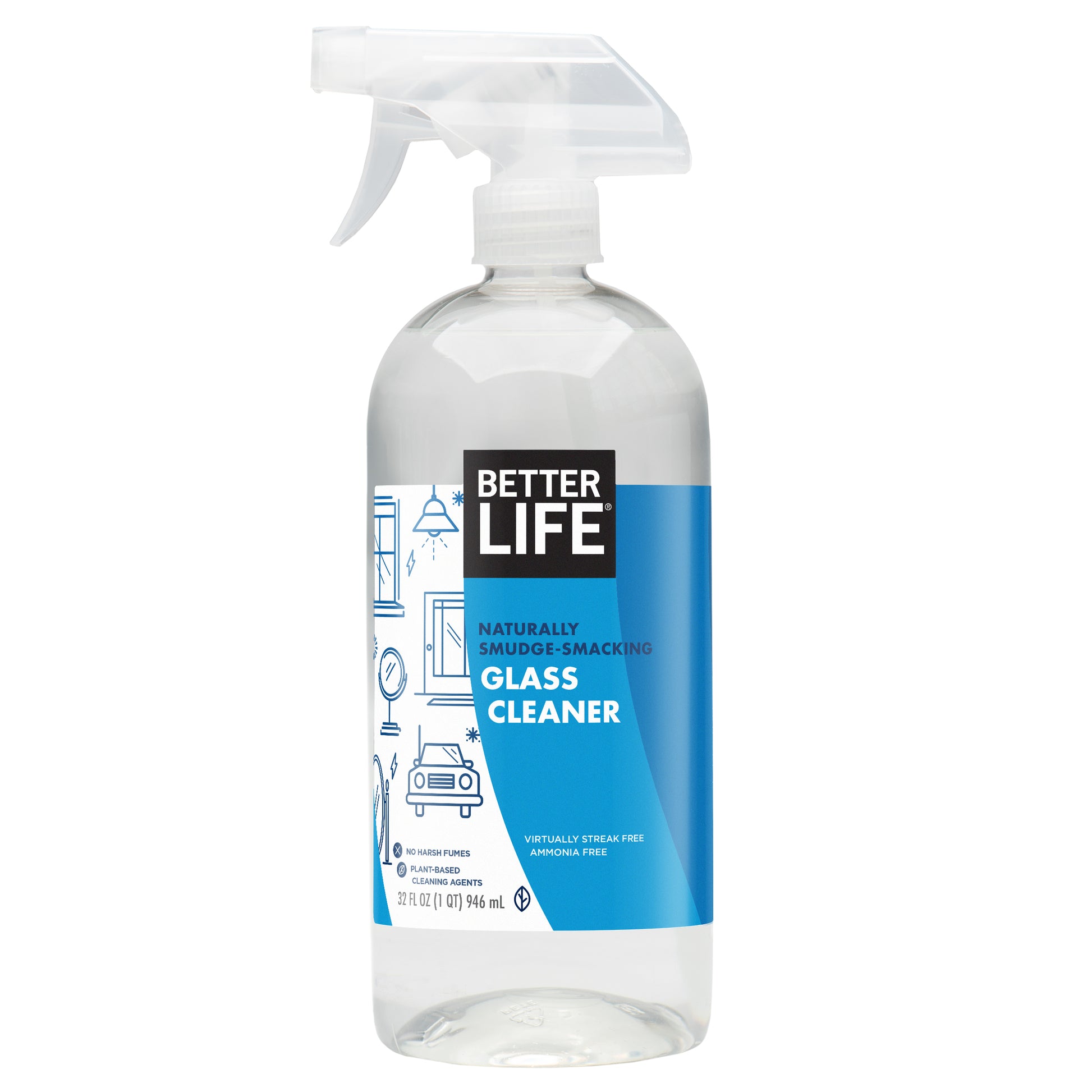 3 In 1 Glass Cleaning With Spray Bottle Wipe Shower Screen Window
