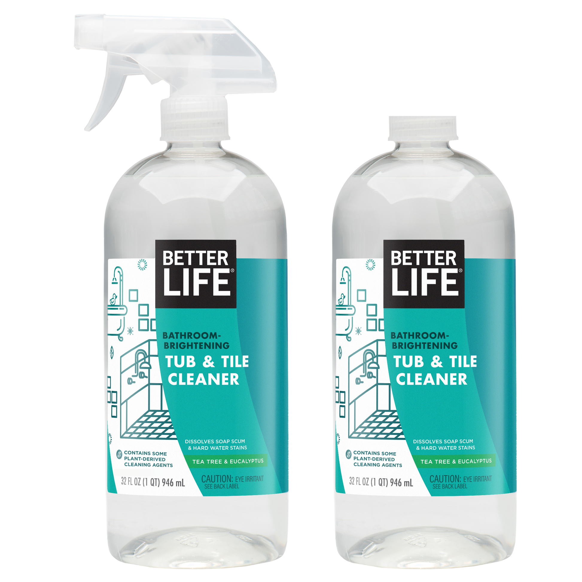 Eliminate® Shower, Tub & Tile Cleaner, 25 oz : Health &  Household